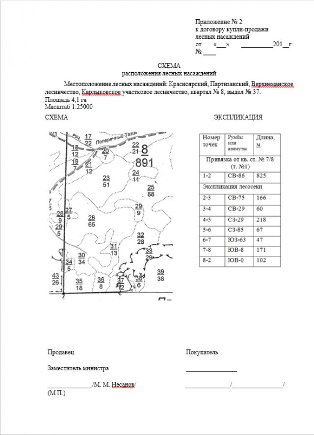Торги №308008 Лот №381481 Право на заключение договора купли-продажи лесных - торги по банкротству 1